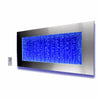 Horizontal Wall Mount LED Bubble Wall Indoor Fountain Water Feature 45