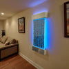 Wall Mount LED Bubble Panel Indoor Fountain Water Feature 48" 400WM