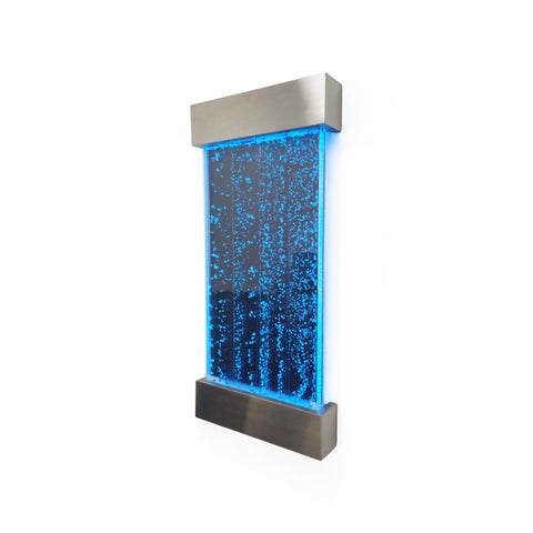 Wall Mount LED Bubble Panel Indoor Fountain Water Feature 48" 400WM