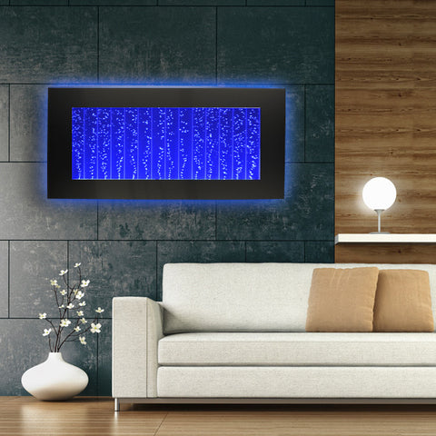 Bubble Wall With Black Frame In Living Room